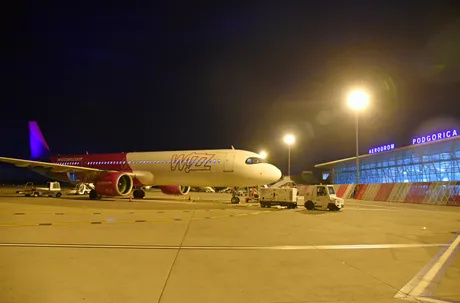 Wizz Air prvi avion u bazi Podgorica