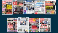 NASLOVNE STRANE SUTRAŠNJIH NOVINA: Prelistavanje štampe za UTORAK, 31. mart 2026. godine