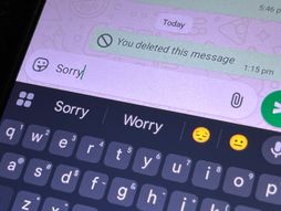 WhatsApp, obrisana poruka