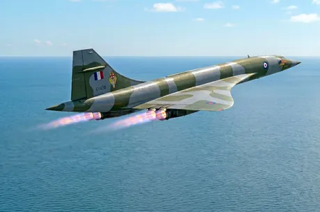 AI generisana ilustracija koncepta strateškog bombardera Concorde