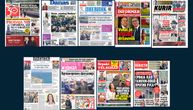 NASLOVNE STRANE SUTRAŠNJIH NOVINA: Prelistavanje štampe za četvrtak, 16. april 2026. godine