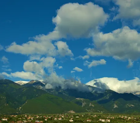 Grčka, planine, sneg