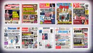 NASLOVNE STRANE DANAŠNJIH NOVINA: Prelistavanje štampe za petak, 8. maj 2026. godine