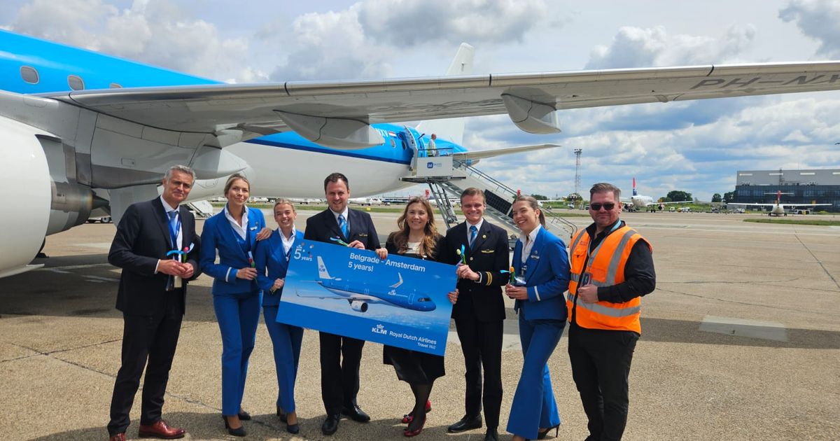 KLM obeležio pet godina od povratka na liniju Amsterdam–Beograd: Više od 570.000 putnika od 2021.