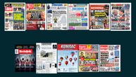 NASLOVNE STRANE DANAŠNJIH NOVINA: Prelistavanje štampe za četvrtak, 14. maj 2026. godine