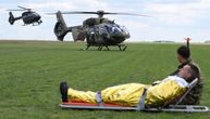 Srpski i mađarski helikopteri zajedno spasavali povređene u simulaciji pada aviona: Cross Landing 2026