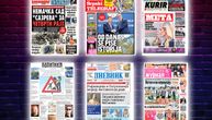 NASLOVNE STRANE SUTRAŠNJIH NOVINA: Prelistavanje štampe za nedelju, 24. maj 2026. godine