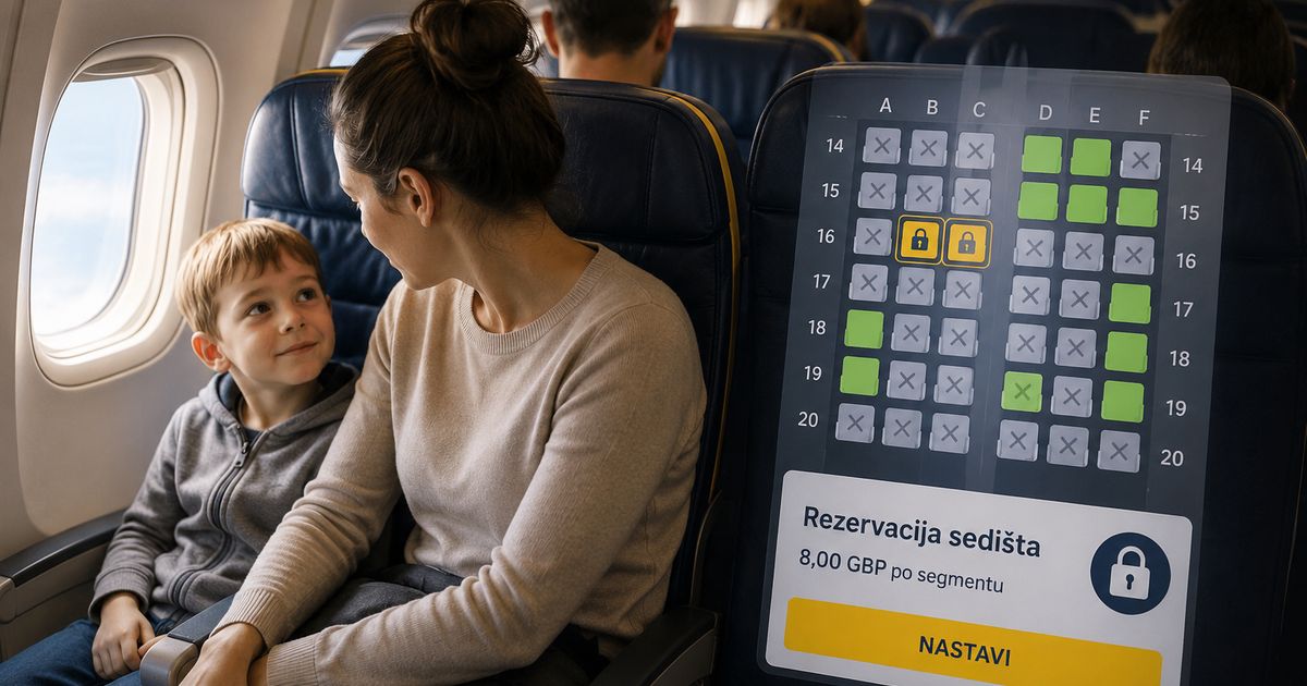 Da li roditelji treba da plaćaju da bi sedeli pored svoje dece u avionu? Britanci istražuju Ryanair
