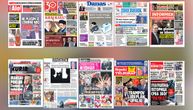 NASLOVNE STRANE DANAŠNJIH NOVINA: Prelistavanje štampe za ponedeljak, 15. jun 2026. godine