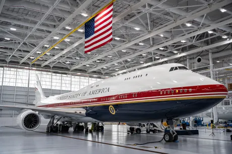 VC-25B Bridge aircraft