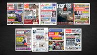 NASLOVNE STRANE SUTRAŠNJIH NOVINA: Prelistavanje štampe za subotu, 27. jun 2026. godine