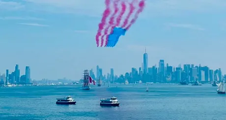 RAF Red Arrows iznad Njujorka