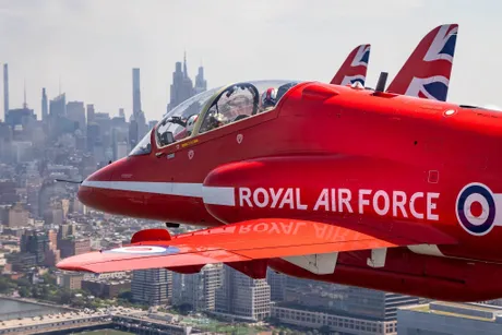 RAF Red Arrows iznad Njujorka