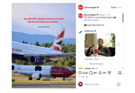 British Airways Norewegian