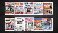 NASLOVNE STRANE DANAŠNJIH NOVINA: Prelistavanje štampe za subotu, 11. jul 2026. godine