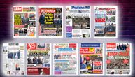 NASLOVNE STRANE SUTRAŠNJIH NOVINA: Prelistavanje štampe za sredu, 15. jul 2026. godine