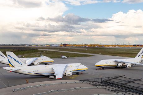 An-124 Leipzig Halle Lajpcig, Avion