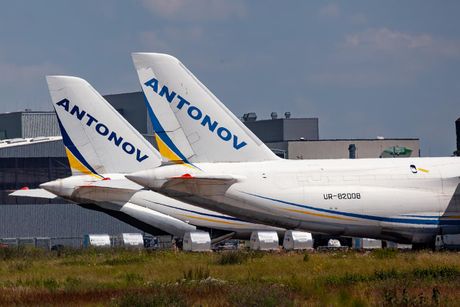 An-124 Leipzig Halle Lajpcig, Avion