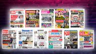 NASLOVNE STRANE SUTRAŠNJIH NOVINA: Prelistavanje štampe za sredu, 19. avgust 2026. godine