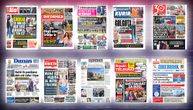 NASLOVNE STRANE SUTRAŠNJIH NOVINA: Prelistavanje štampe za sredu, 26. avgust 2026. godine