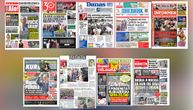NASLOVNE STRANE DANAŠNJIH NOVINA: Prelistavanje štampe za nedelju, 31. avgust 2026. godine