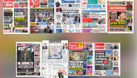 NASLOVNE STRANE DANAŠNJIH NOVINA: Prelistavanje štampe za ponedeljak, 7. septembar 2026. godine