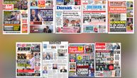 NASLOVNE STRANE SUTRAŠNJIH NOVINA: Prelistavanje štampe za nedelju, 13. septembar 2026. godine