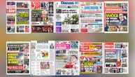 NASLOVNE STRANE SUTRAŠNJIH NOVINA: Prelistavanje štampe za utorak, 15. septembar 2026. godine