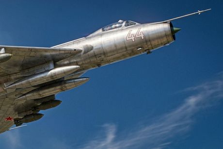 Suhoj Su-7 lovac-bombarder Sovetski savez, AI generated image