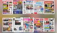 NASLOVNE STRANE DANAŠNJIH NOVINA: Prelistavanje štampe za utorak, 29. septembar 2026. godine