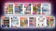 NASLOVNE STRANE SUTRAŠNJIH NOVINA: Prelistavanje štampe za sredu, 21. oktobar 2026. godine