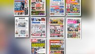 NASLOVNE STRANE SUTRAŠNJIH NOVINA: Prelistavanje štampe za subotu, 24. oktobar 2026. godine