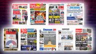 NASLOVNE STRANE SUTRAŠNJIH NOVINA: Prelistavanje štampe za petak, 30. oktobar 2026. godine